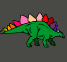 Dibujo Stegosaurus pintado por DANNYPC