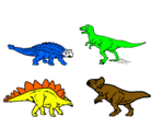 Dibujo Dinosaurios de tierra pintado por 1230
