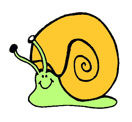 Dibujo Caracol  pintado por lorena80