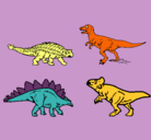Dibujo Dinosaurios de tierra pintado por diegoale