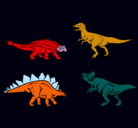 Dibujo Dinosaurios de tierra pintado por DANNYPC