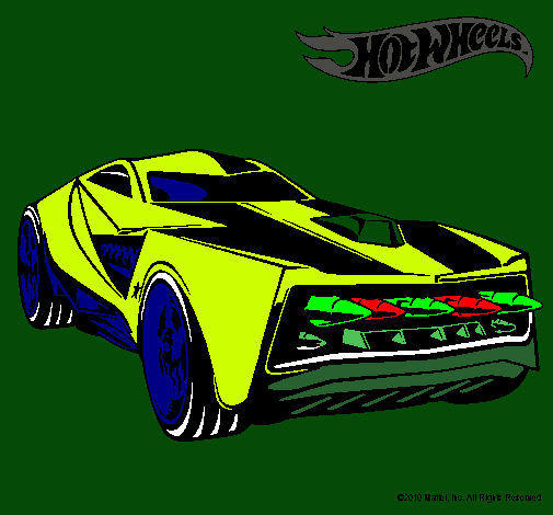 Dibujo Hot Wheels 12 pintado por enrjjj