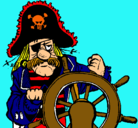 Dibujo Capitán pirata pintado por mateyvalen