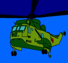Dibujo Helicóptero al rescate pintado por RamsesDj