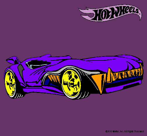 Dibujo Hot Wheels 3 pintado por ferfer