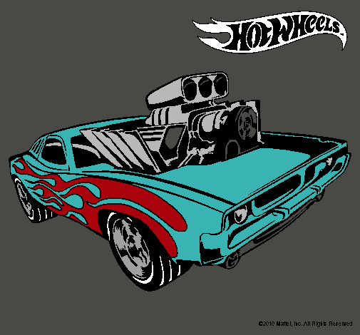 Dibujo Hot Wheels 11 pintado por Estefano