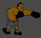 Dibujo Boxeador pintado por annakamila
