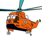 Dibujo Helicóptero al rescate pintado por NATHANAEL
