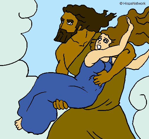 Dibujo El rapto de Perséfone pintado por LadronaRk