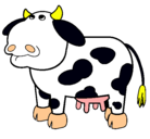 Dibujo Vaca pensativa pintado por rubmary