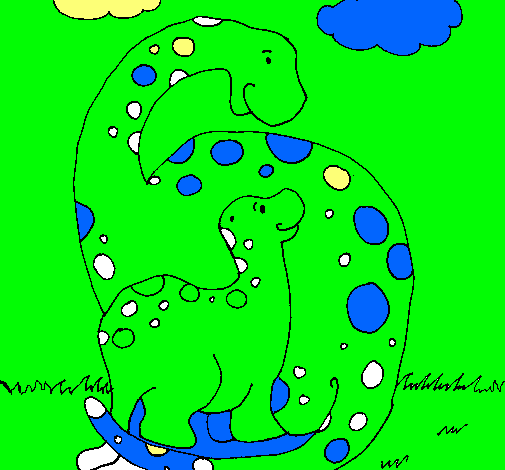 Dibujo Dinosaurios pintado por dino_dino