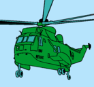 Dibujo Helicóptero al rescate pintado por lebsai