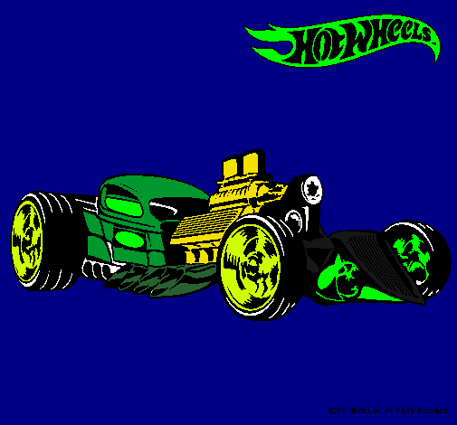 Dibujo Hot Wheels 10 pintado por enrjjj