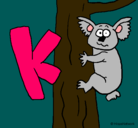 Dibujo Koala pintado por KKKKK