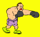Dibujo Boxeador pintado por marcquito