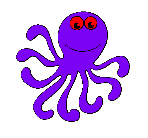 Dibujo Pulpo 2 pintado por Sebastianf