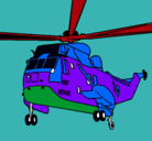 Dibujo Helicóptero al rescate pintado por betin