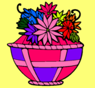 Dibujo Cesta de flores 11 pintado por sophyta