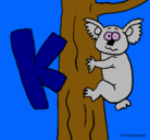 Dibujo Koala pintado por rochu 