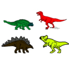 Dibujo Dinosaurios de tierra pintado por marieta2002