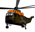 Dibujo Helicóptero al rescate pintado por ermanolete