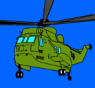 Dibujo Helicóptero al rescate pintado por capelo