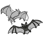 Dibujo Un par de murciélagos pintado por luciamoris