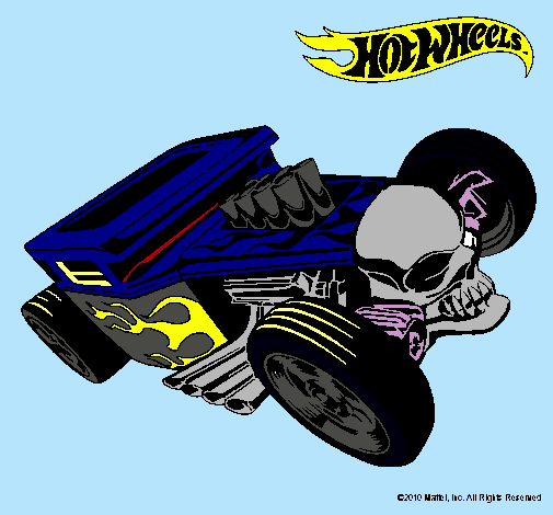 Dibujo Hot Wheels 8 pintado por salvyk