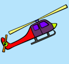 Dibujo Helicóptero de juguete pintado por stephaney