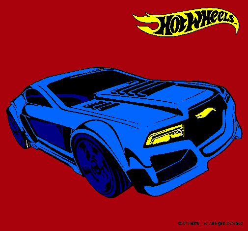 Dibujo Hot Wheels 5 pintado por salvyk