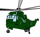 Dibujo Helicóptero al rescate pintado por santyojeda