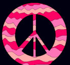Dibujo Símbolo de la paz pintado por nataliatarta