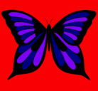 Dibujo Mariposa pintado por rochi