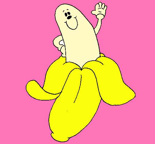 Dibujo Banana pintado por Bloom11