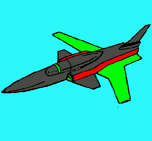 Dibujo Jet pintado por jacoboa