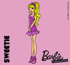 Dibujo Barbie Fashionista 6 pintado por  evita1 