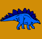 Dibujo Stegosaurus pintado por JUERD
