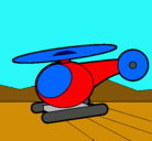 Dibujo Helicóptero pequeño pintado por nikte