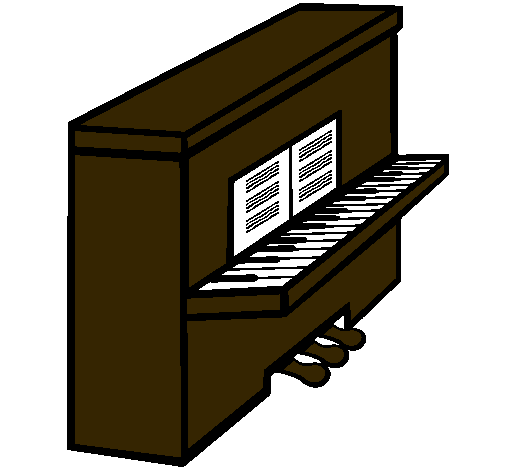 Dibujo Piano pintado por felumeoni