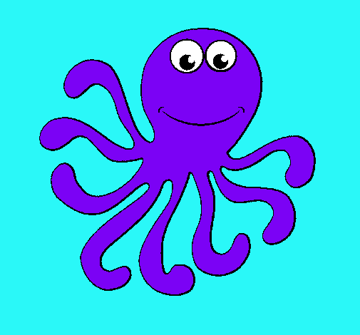 Dibujo Pulpo 2 pintado por carmuchi