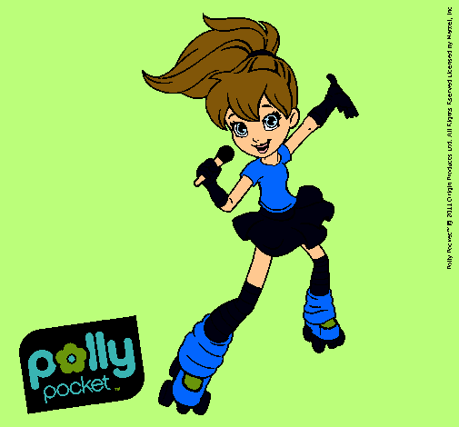 Dibujo Polly Pocket 2 pintado por Mirene