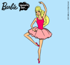 Dibujo Barbie bailarina de ballet pintado por Jajaja