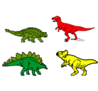 Dibujo Dinosaurios de tierra pintado por alonsooooooo