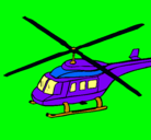 Dibujo Helicóptero  pintado por geovanny
