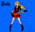 Dibujo Barbie guitarrista pintado por Mhyriamsita