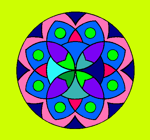 Dibujo Mandala 13 pintado por lurdes22