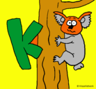 Dibujo Koala pintado por madeley