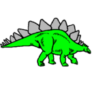 Dibujo Stegosaurus pintado por marquito