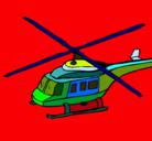 Dibujo Helicóptero  pintado por KEKY
