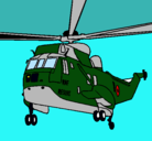 Dibujo Helicóptero al rescate pintado por TITAN